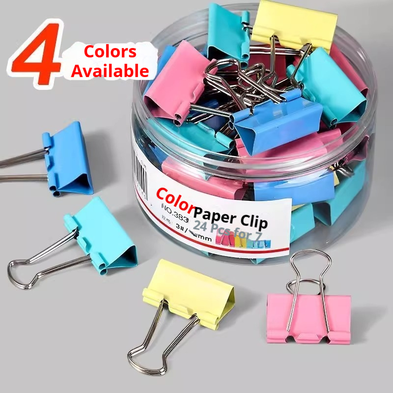 Renkli Dosya Klipsleri Karışık - Binder Clip Assorted incelemesi ve fiyatı